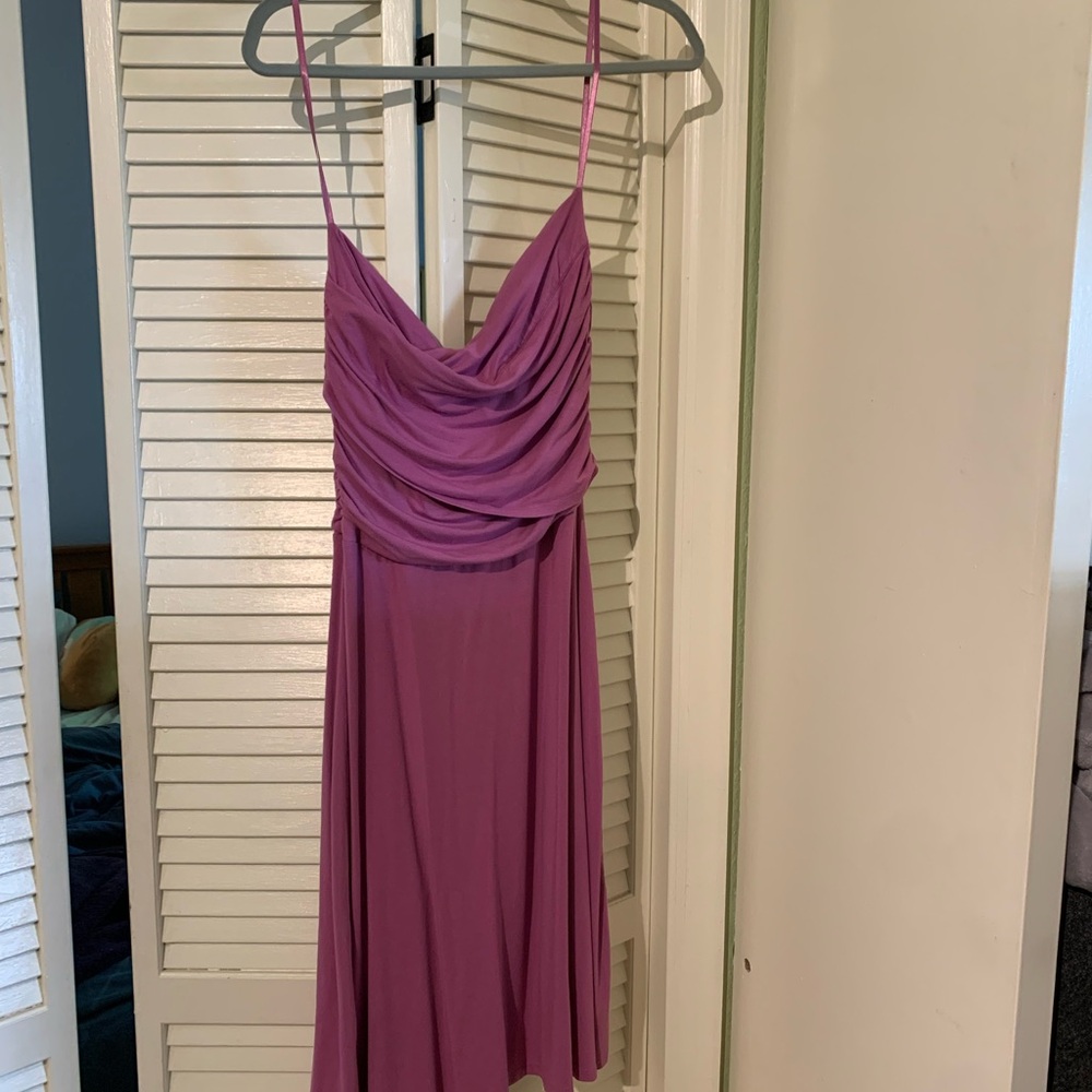 Ann Taylor strapless pink dress